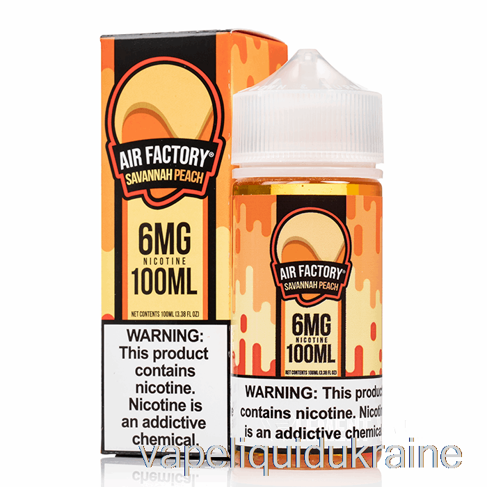 Vape Ukraine Savannah Peach - Air Factory Synthetic - 100mL 0mg